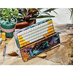 SOLID RESIN GALAXY (VER 2) - CASE KEYBOARD - Breakwooden BR2812