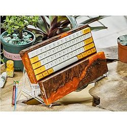 ORANGE OPAL LAVA- PROCESSO KEYBOARD - Breakwooden BR2812