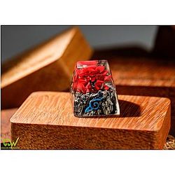 RED KYUUBI- ARTISAN KEYCAP - Breakwooden BR2812