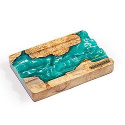 Bandeja de caneta personalizada Turqouise - Breakwooden BR2812