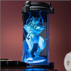 Poderoso Mewtwo Lâmpada de resina - Breakwooden BR2812