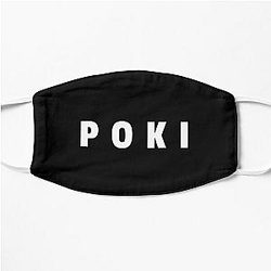 Pokimane Face Masks - Poki Pokimane Nice Gift Flat Mask RB2205