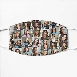 Pokimane Face Masks - Pokimane Collage Artwork Flat Mask RB2205