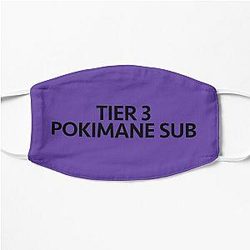 Pokimane Face Masks - Tier 3 Pokimane Sub Flat Mask RB2205