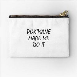 Pokimane Zipper Pouches - Pokimane Made Me Do It Zipper Pouch RB2205
