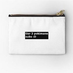 Pokimane Zipper Pouches - Pokimane tier 3 subs Zipper Pouch RB2205
