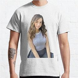 Pokimane T-Shirts - Pokimane Classic T-Shirt RB2205