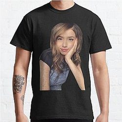 Pokimane T-Shirts - Pokimane Classic T-Shirt RB2205