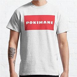 Pokimane T-Shirts - Pokimane Classic T-Shirt RB2205