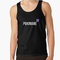 Pokimane Tank Tops - Pokimane Twitch Tank Top RB2205