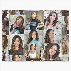 Pokimane Puzzles - Pokimane Collage Artwork Jigsaw Puzzle RB2205