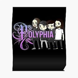 Polyphia Merch Polyphia Merch Polyphia band Chibi Poster RB1207
