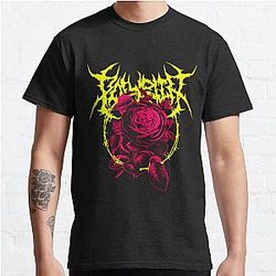 Polyphia Merch, Polyphia Rose Flower Classic T-Shirt RB1207