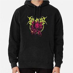 Polyphia Merch Polyphia Rose Flower Pullover Hoodie RB1207