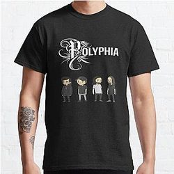 Polyphia Merch polyphia band chibi Classic T-Shirt RB1207