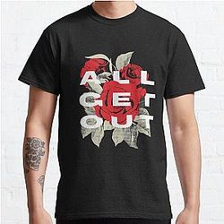 Polyphia Merch Polyphia All Get Out Flower Classic T-Shirt RB1207