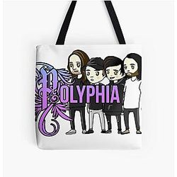 Polyphia Playing God Merch Polyphia Playing God All Over Print Tote Bag RB1207