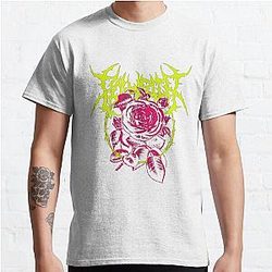 Polyphia Merch Polyphia Rose Flower Classic T-Shirt RB1207