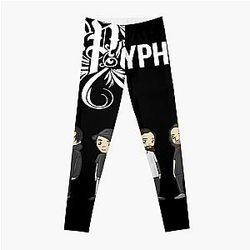 Polyphia Bandgraphic Design Leggings RB1207