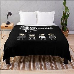 Polyphia Merch polyphia band chibi Throw Blanket RB1207