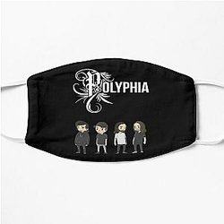 polyphia band - graphic design  Flat Mask RB1207