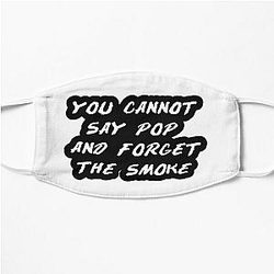 Pop Smoke Face Masks - Pop Smoke Flat Mask