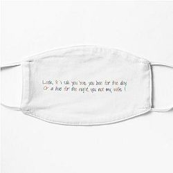 Pop Smoke Face Masks - For The Night Flat Mask