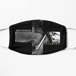 Pop Smoke Face Masks - RIP Pop Smoke Flat Mask