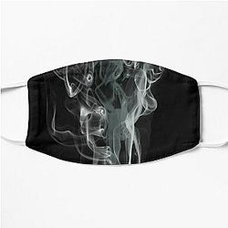 Pop Smoke Face Masks - Quiet Smoke Smoke cigars Pop smoke  Flat Mask