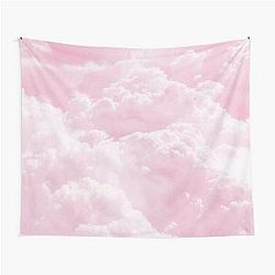 Pop Smoke Tapestries - Baby Pink Pop Smoke Bomb Clouds Tapestry