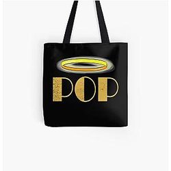 Pop Smoke Bags - Rip Pop Rap Music In The Smoke All Over Print Tote Bag