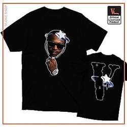 Vlone Shirts – Vlone Halo X Pop Smoke T-Shirt