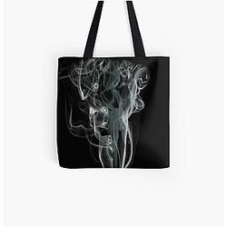 Pop Smoke Bags - Quiet Smoke Smoke cigars Pop smoke  All Over Print Tote Bag