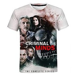 Criminal Minds d Printed T-Shirt - Summer Streetwear Fashion T-shirts