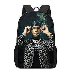 Rapper Pop Smoke Backpack - Fashion Printed Pop Smoke Backpack
