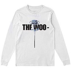 Pop Smoke Long Sleeve Sweatshirt – Vlone x Pop Smoke The Woo Long Sleeve White Sweatshirt