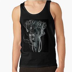 Pop Smoke Tank Tops - Quiet Smoke Smoke cigars Pop smoke  Tank Top