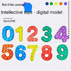 Number Popping Fidget Stress Relief Toys