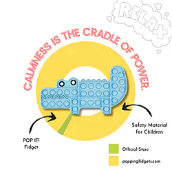 Crocodile Popping Fidget Anti Stress Toys