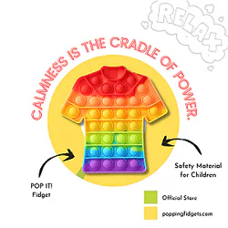 T Shirt Pop It Fidget Anti Stress Toys