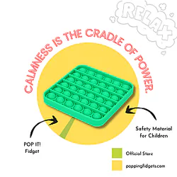 Square Shape Pop It Fidgets Stress Relief Toys