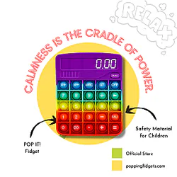 Calculator Pop It Fidget Toys
