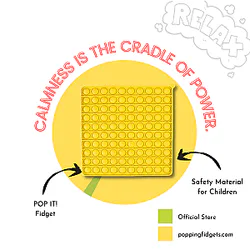 Pop It Jumbo Square Popping Fidget Stress Relief Toys