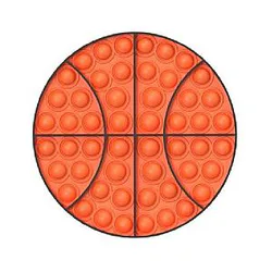 Basketball Pop It Fidget Simple Dimple Anti Stress Toy