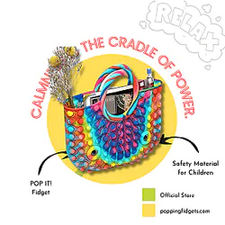 Beautiful Bag Pop It Fidget Toys For Stress Relief