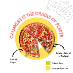 Pizza Pop It Fidget Toys For Stress Relief