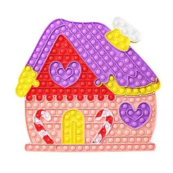 Big Christmas House Pop It Jumbo Fidget Toy