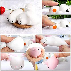 Cute Mini Animal Mochi Squishies Fidget Toys