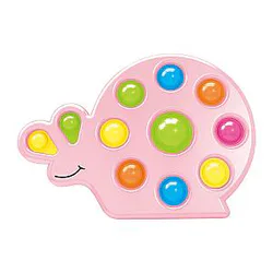 Snail Shape Pop It Simple Dimple Fidget Toy for Stress Relief
