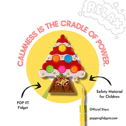 Christmas Tree Pop It Anti-stress Fidget Toys